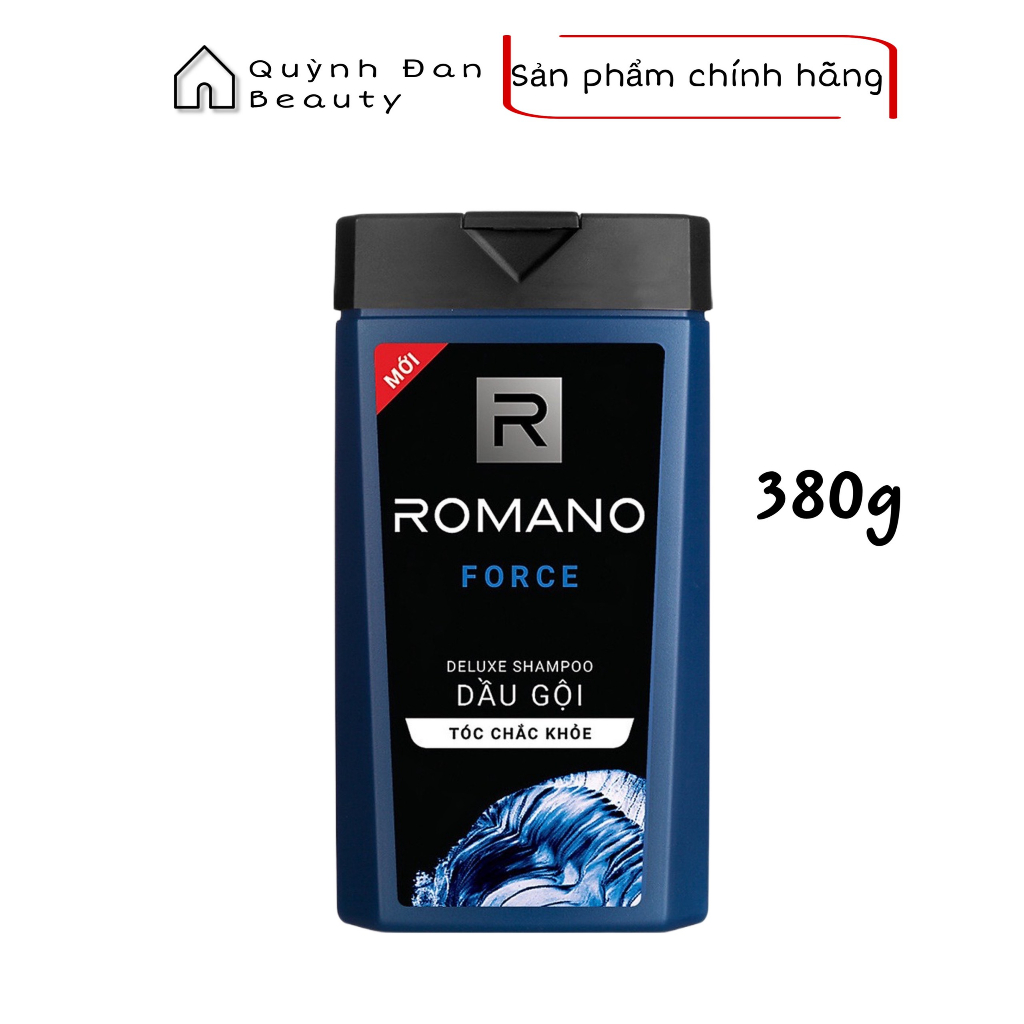 Dầu Gội Cao Cấp Cho Nam Romano Force 380g