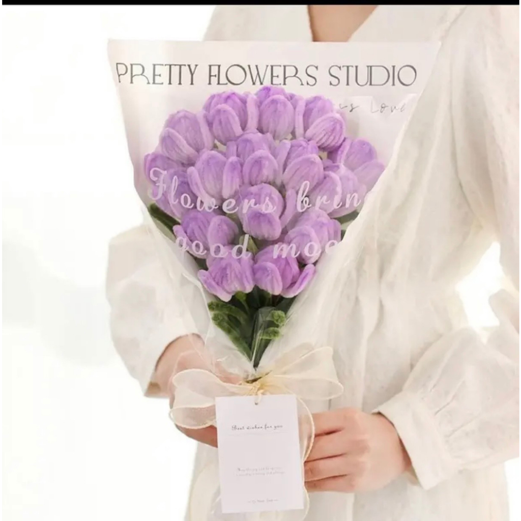 Hoa Tulip, Hoa lavende, hoa ly Derco Bằng Kẽm Nhung