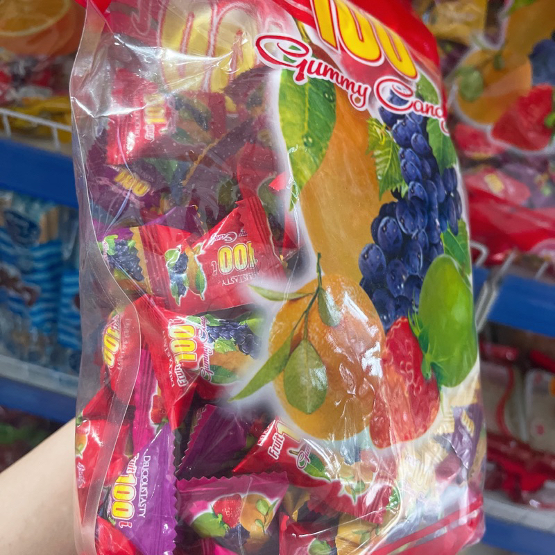 Kẹo Trái Cây Fruit 100, Kẹo Trái Cây Tổng Hợp Gói 1kg