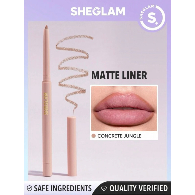 SHEGLAM Velvet Matte Lip Liner - True FaIth