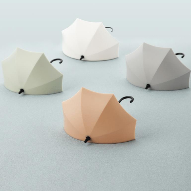 Combo 3 Móc Dán Treo Tường Hình Cây Dù Dễ Thương