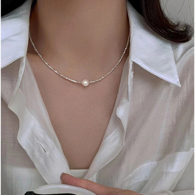 Dây Chuyền Bạc Hạt Nhỏ Mix Ngọc Trai Tinh Tế, Trẻ Trung Cho Nàng - Ngọc Trai Trường Thịnh