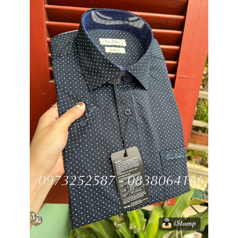Sơ mi cộc tay nam Pier.re Car.din 10 mầu slimfit