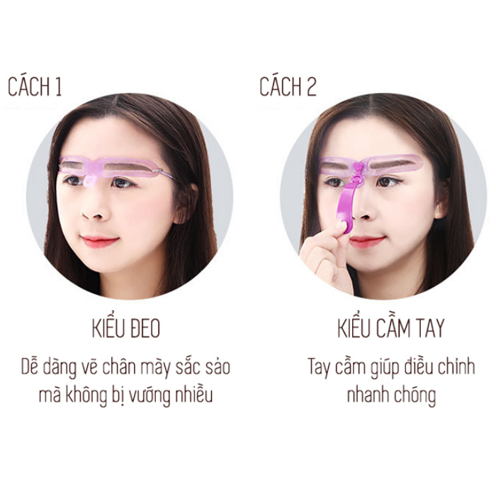 Khuôn kẻ chân mày  4 kiểu