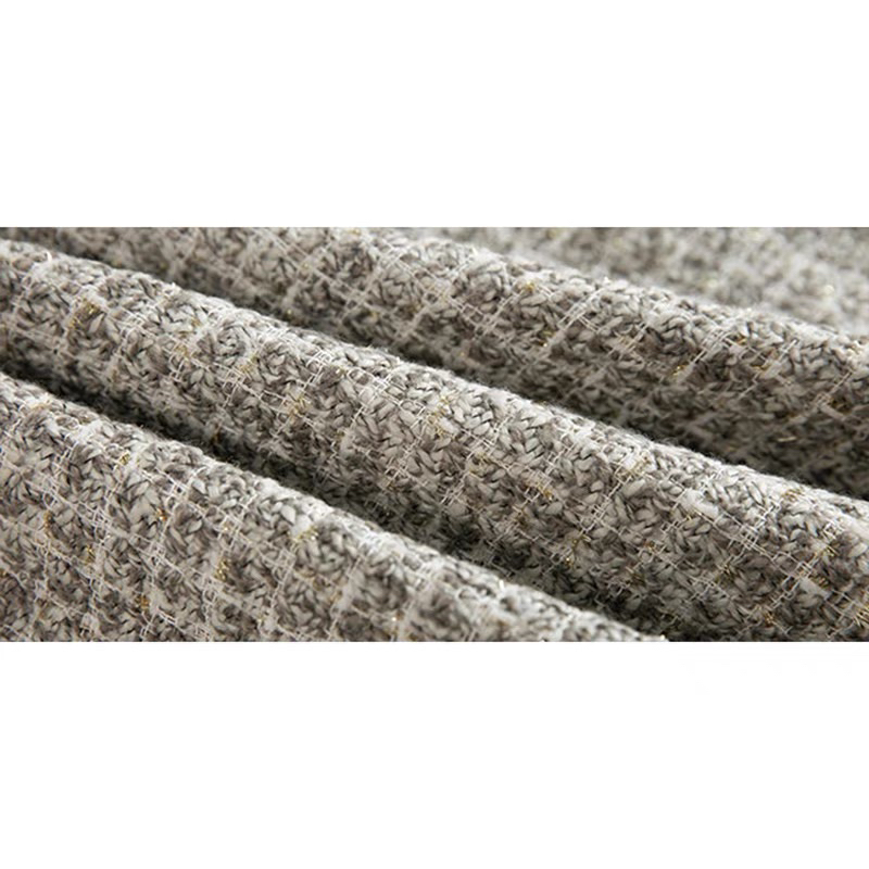 Áo khoác dạ tweed, áo khoác thu đông hai lớp, có độn vai LA CHIC