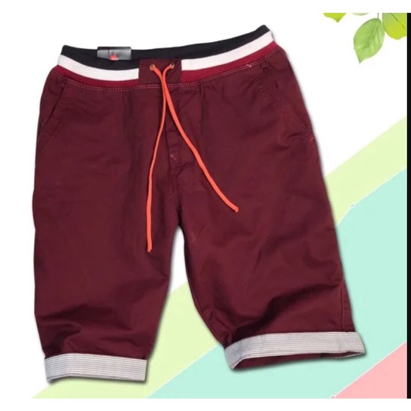 Quần short nam kaki -lưng thun LD11