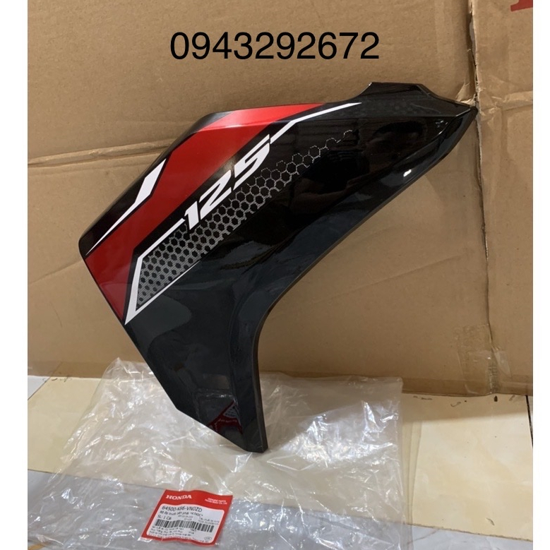 Cánh Yếm Ngoài Trái Air Blade 125 (2018 > 2019) Đỏ Đen *R34C* Honda (64600K66VN0ZD)