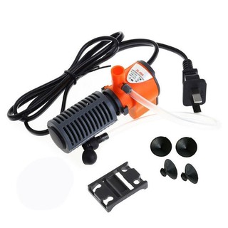 Máy lọc nước, thổi oxi mini bể cá để bàn.