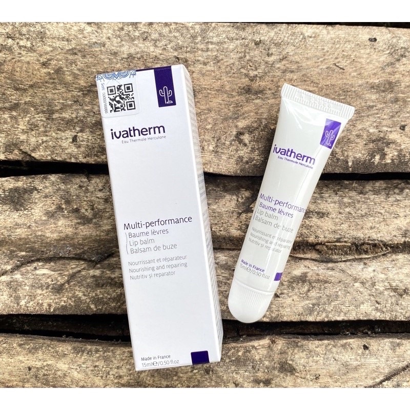 Dưỡng môi cấp ẩm Ivatherm Lip Balm Nourishing and Repairing 15ml