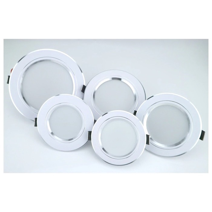 Đèn Led âm trần thạch cao 7w,Đèn mắt trâu đổi màu lỗ khoét 90mm phủ mặt 120mm trang trí phòng ngủ và phòng khách