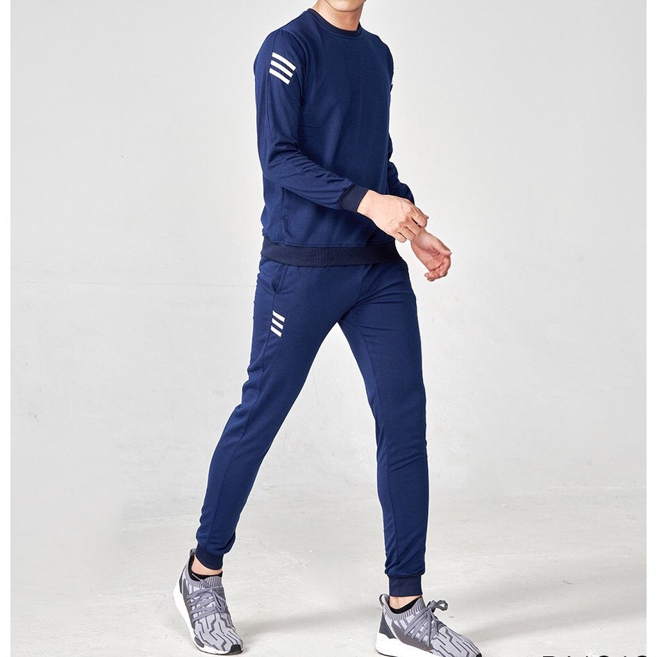 Bộ Quần Áo Nỉ Nam Mùa Thu Đông Phong Cách Thể Thao B52