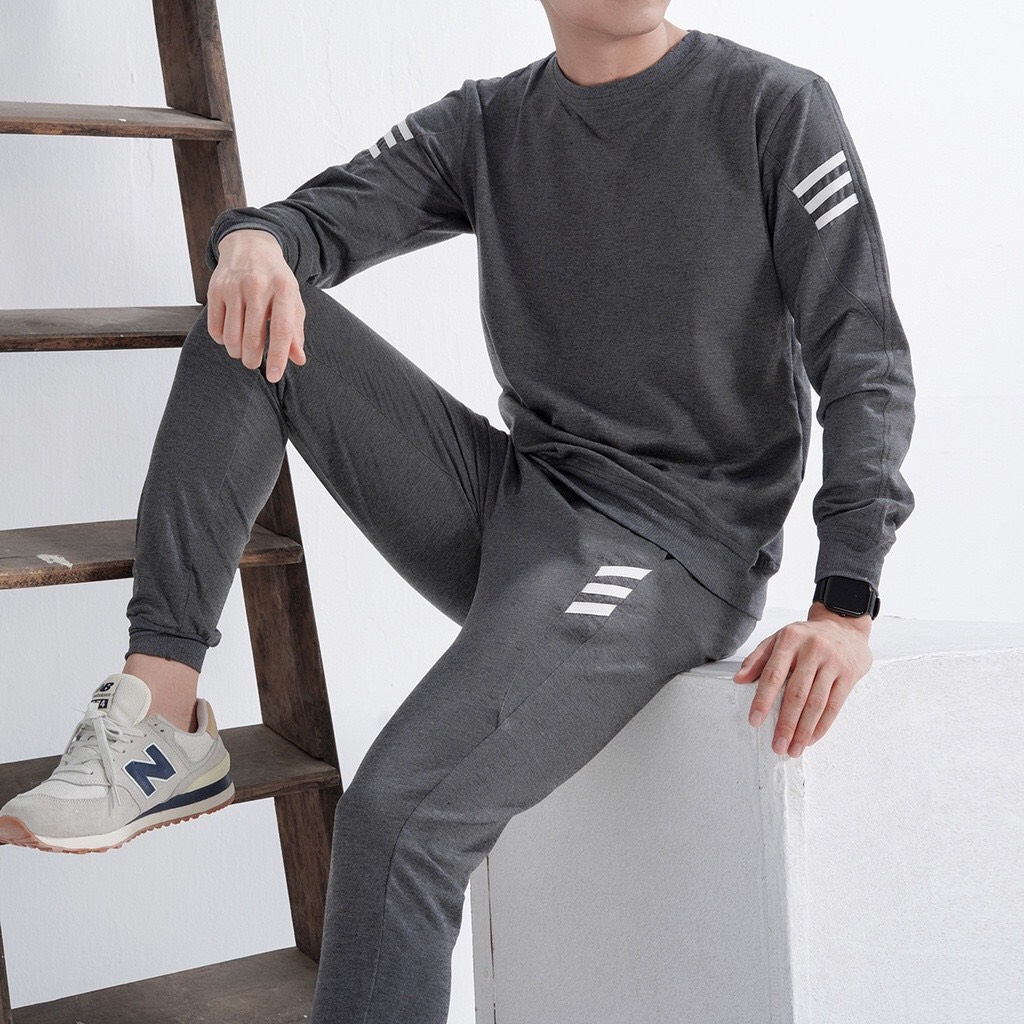 Bộ Quần Áo Nỉ Nam Mùa Thu Đông Phong Cách Thể Thao B52