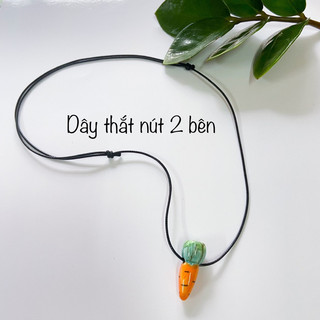 Vòng cổ mặt dây cà rốt gốm sứ