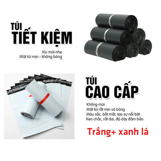 Túi gói hàng niêm phong màu đen tiết kiệm cuộn 100 cái