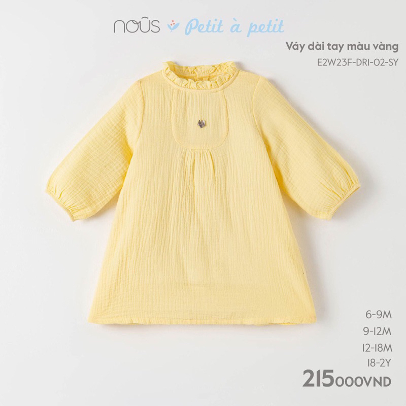 Váy cho bé gái 8-15kg chính hãng Nous 2023 mẫu mới