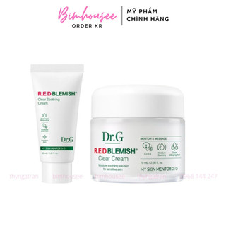 Kem dưỡng cho da dầu mụn DrG Dr.G Red Blemish clear cream dr g