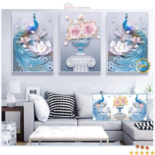 Tranh đính đá công gia hòa vạn sự hưng 1m50 x 70cm