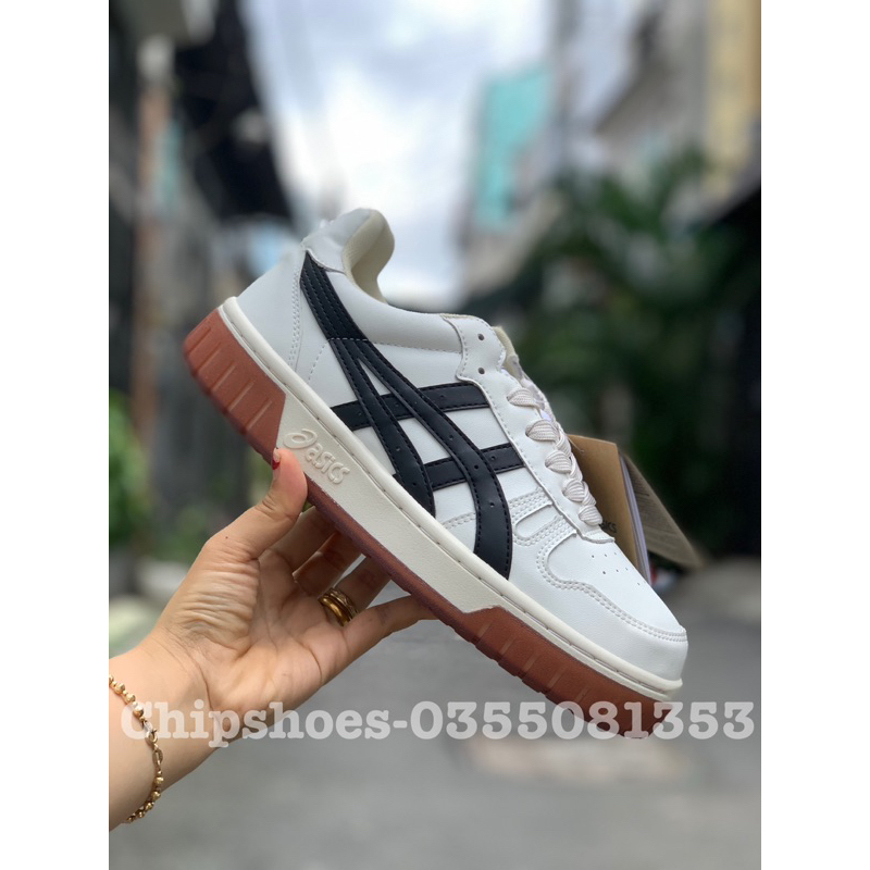 Giày Asics Court MZ Cream Black Gum mẫu mới nhất hót trend đủ size nam full tem box