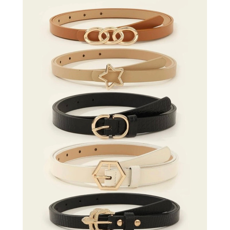 Set 5c belt thắt lưng nhiều hình