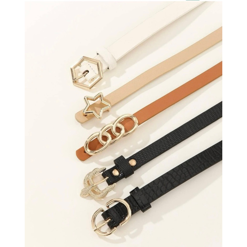 Set 5c belt thắt lưng nhiều hình