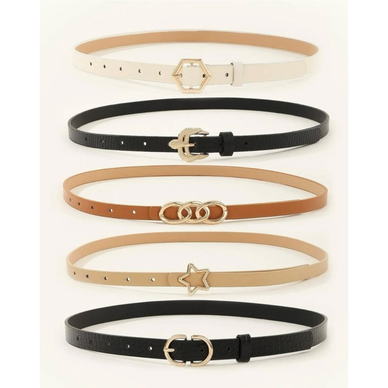 Set 5c belt thắt lưng nhiều hình