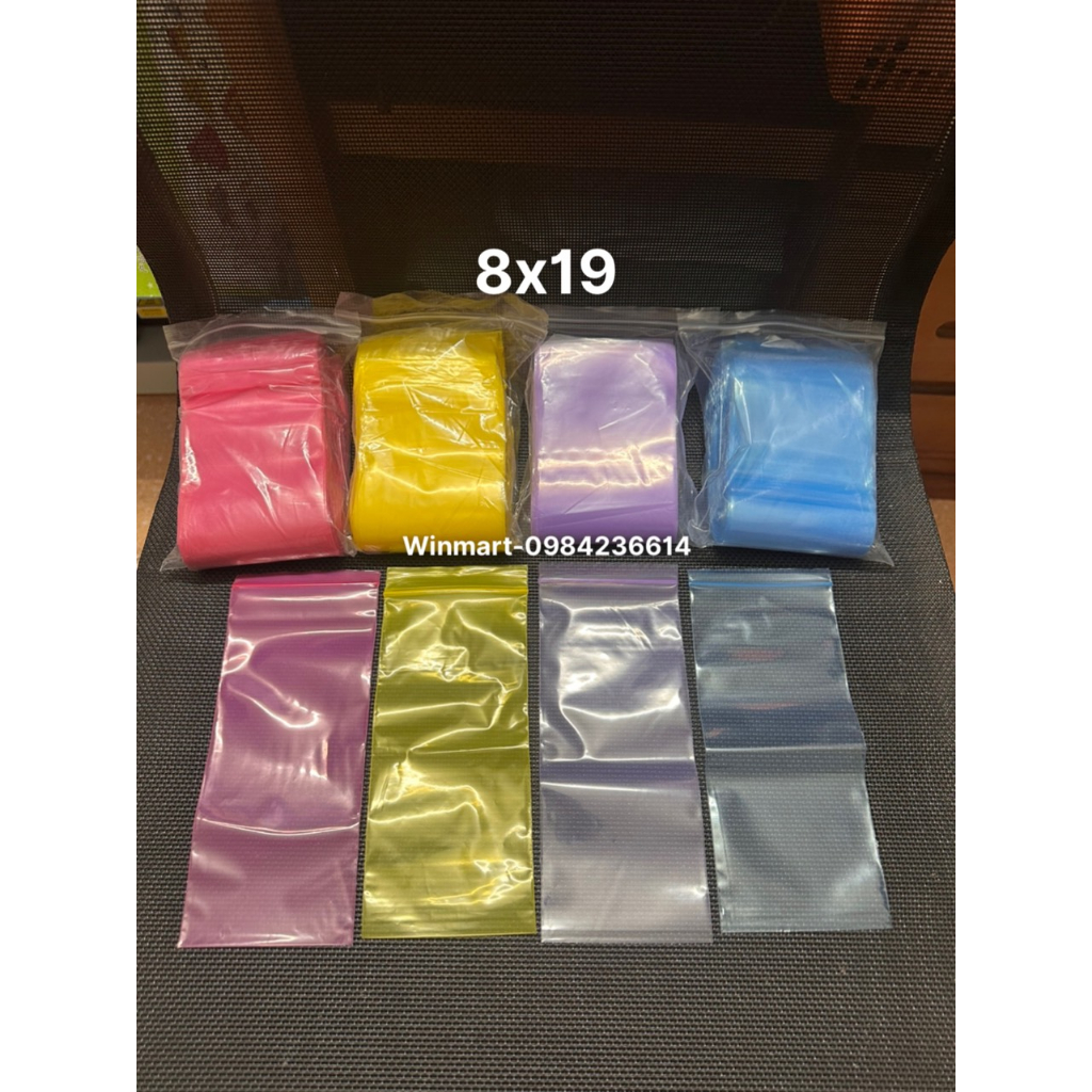 50 chiếc túi zip kt 8x19 đựng đồ tiện dụng winmart