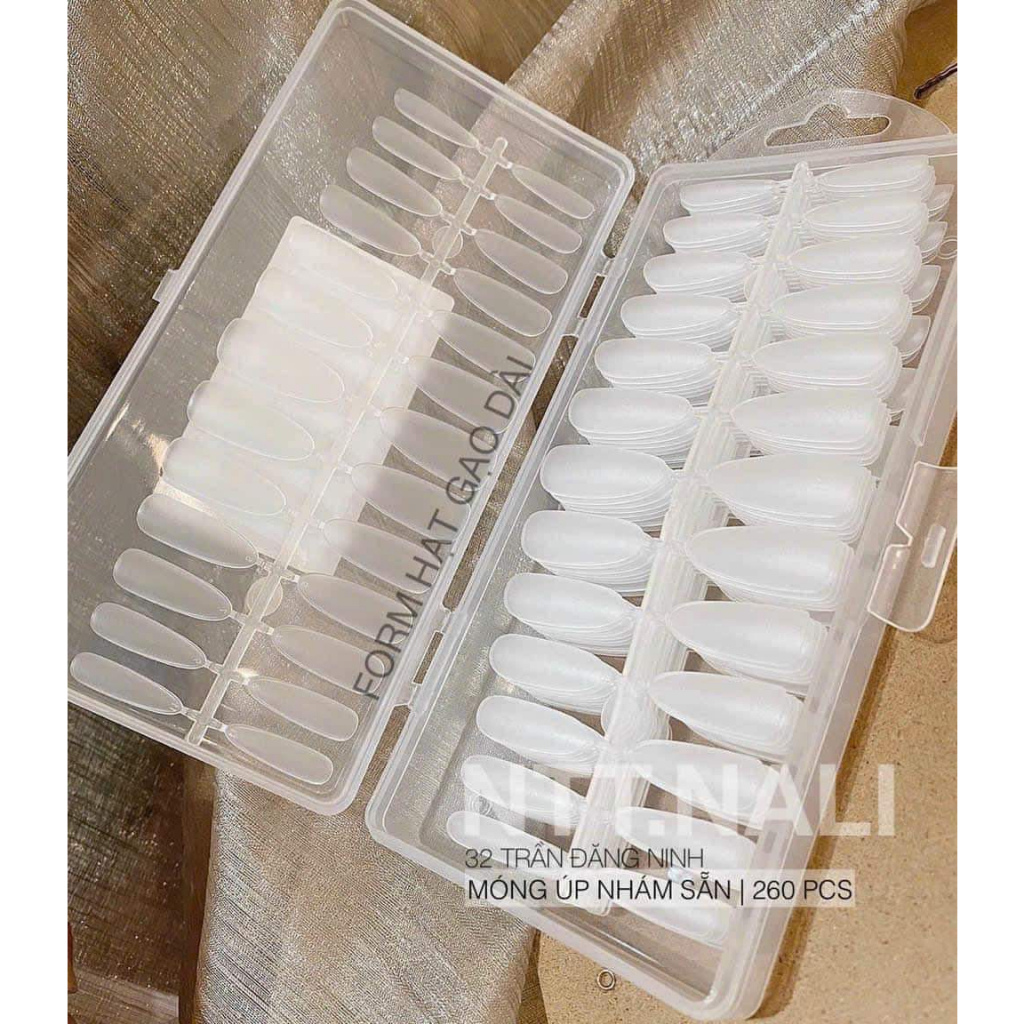 Móng úp phom Hạt gạo Hàn