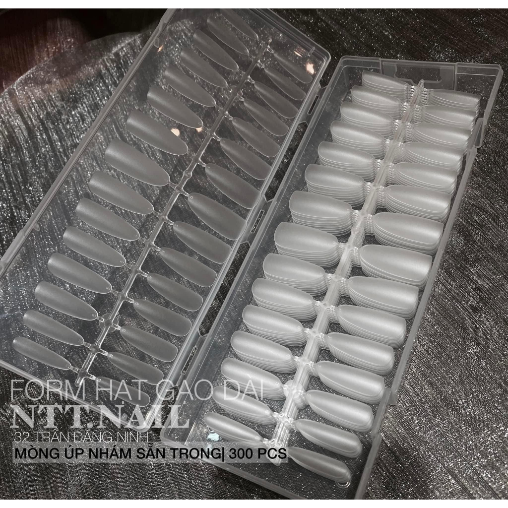 Móng úp phom Hạt gạo Hàn