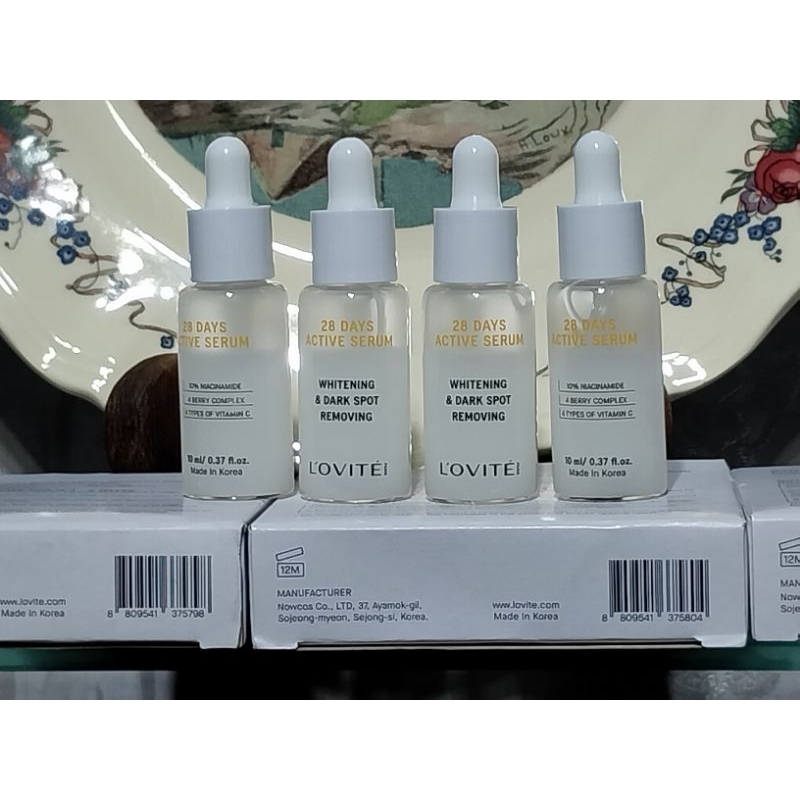 Serum dưỡng sáng L ovité 28 Days Active Serum Whitening & Dark Spot Removing 40ml