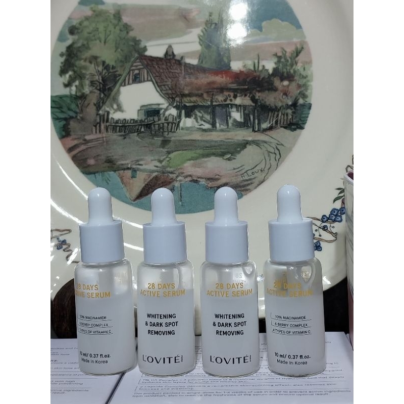 Serum dưỡng sáng L ovité 28 Days Active Serum Whitening & Dark Spot Removing 40ml