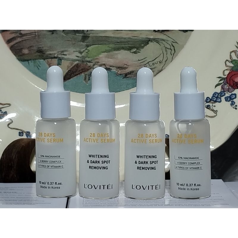 Serum dưỡng sáng L ovité 28 Days Active Serum Whitening & Dark Spot Removing 40ml