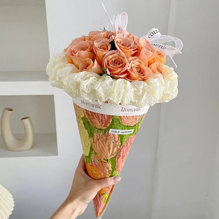Giấy ốc quế gói hoa