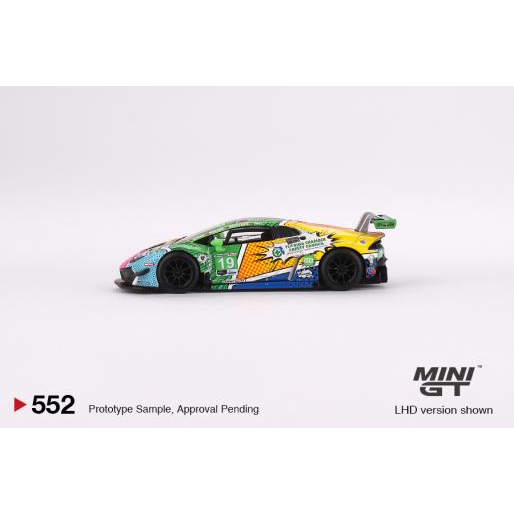 MÔ HÌNH 1:64 MINI GT - Lamborghini Huracán GT3 EVO #19 GEAR Racing 2020 IMSA Daytona 24 Hrs