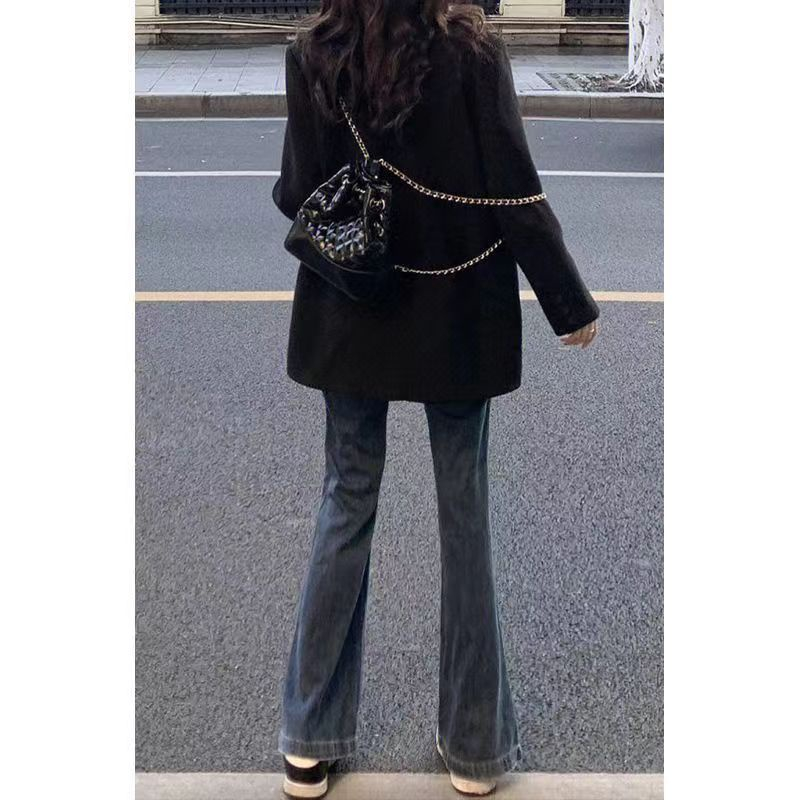 Quần Jeans Nữ Ống Loe , Quần Bò Nữ Ống Loe Màu Xanh Phong Cách Đường Phố TL44 | BigBuy360 - bigbuy360.vn