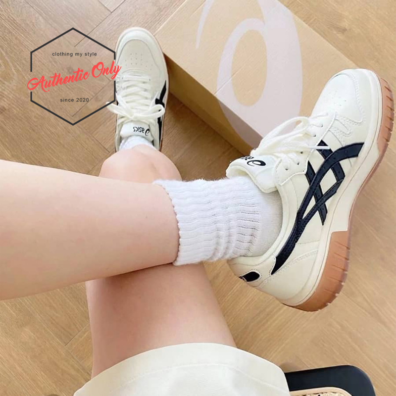 Giày Asics Court MZ Cream Black Gum - 1203A127