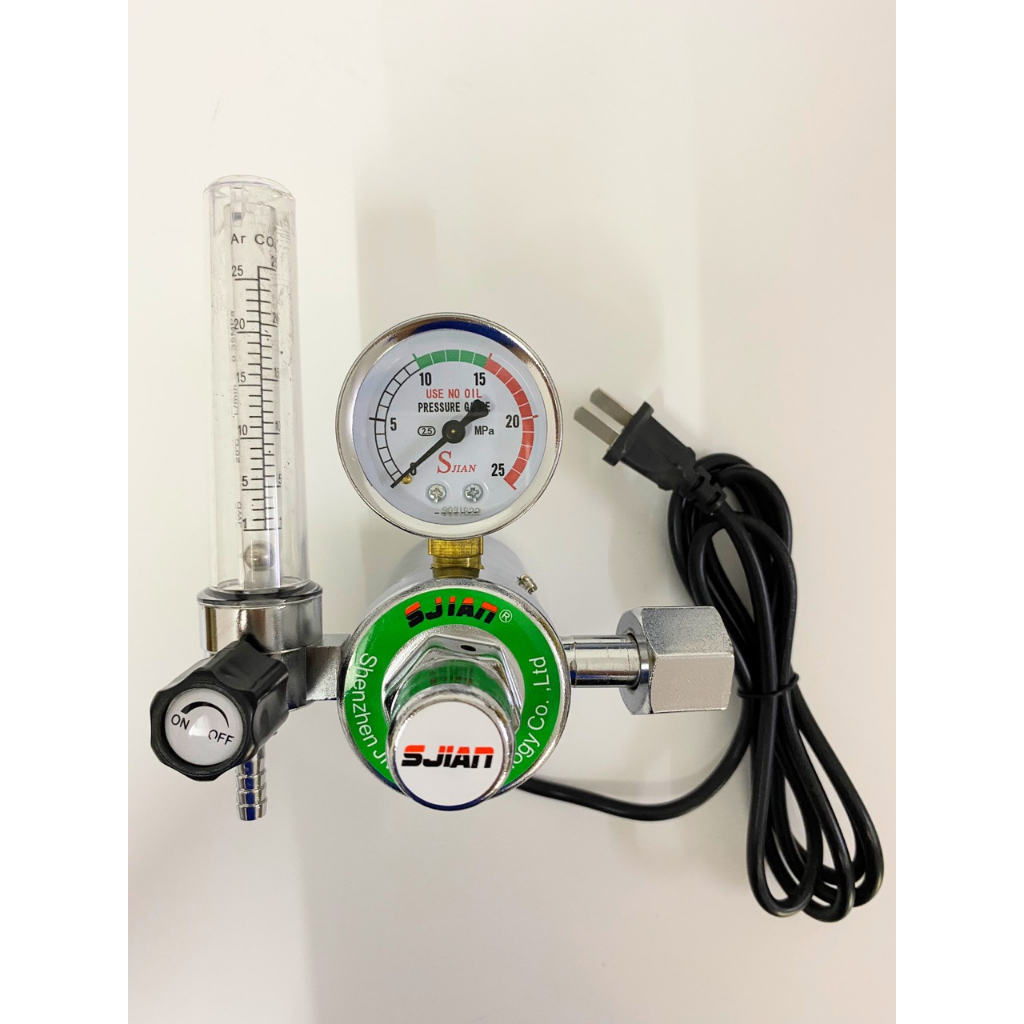 Đồng Hồ CO2 Dùng Cho MÁY HÀN MIG Điện Áp 220V và 36V