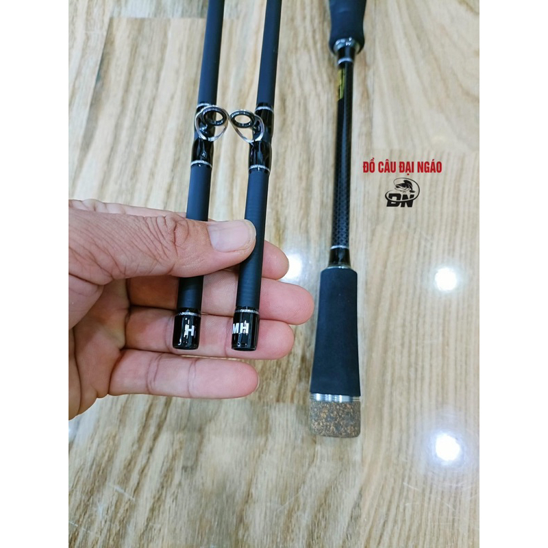 Cần   :Hungting black 2 ngọn | Mẩu mới nhất hiện nay Độ cứng H/MH cả cần ngang và đứng