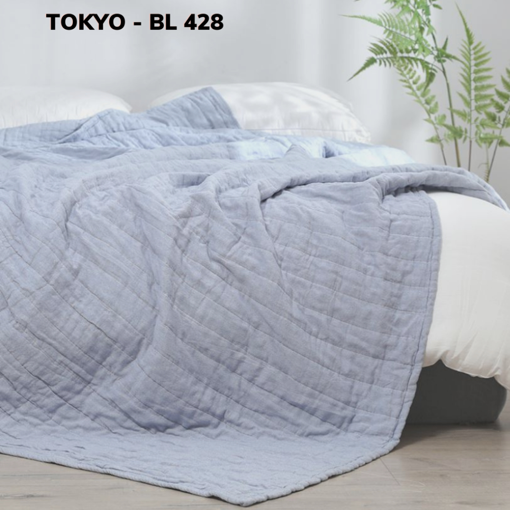 A63_Chăn Xô Thu Đông Organic Cotton Dòng Phổ thông/Basic