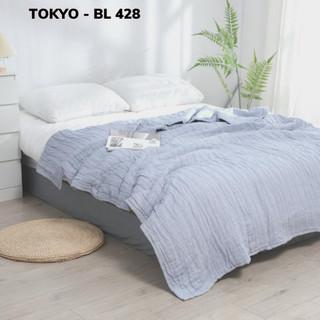 A63_Chăn Xô Thu Đông Organic Cotton Dòng Phổ thông/Basic