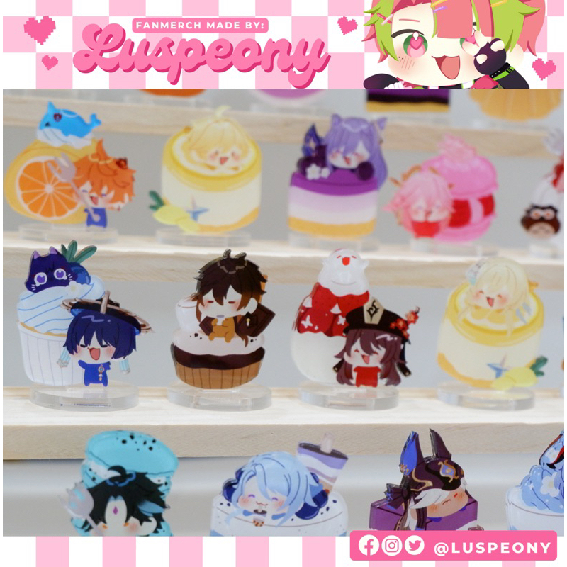 Standee/ Mô hình mica 4cm Genshin Impact series “SWEETOOTH”