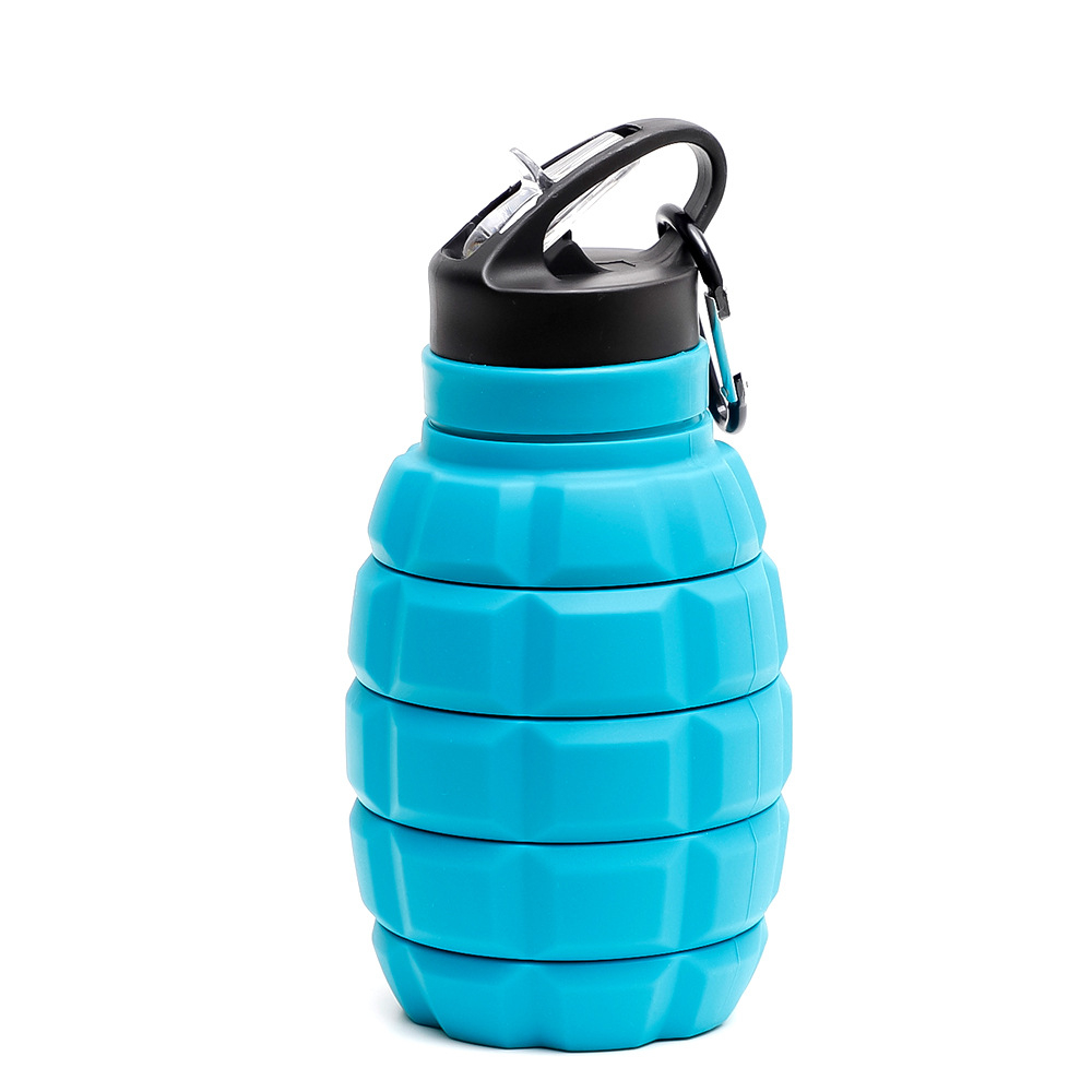 Bình nước Silicon cao cấp dung tích 600ml-Hàng đẹp độc đáo và lạ rất an toàn khi sử dụng