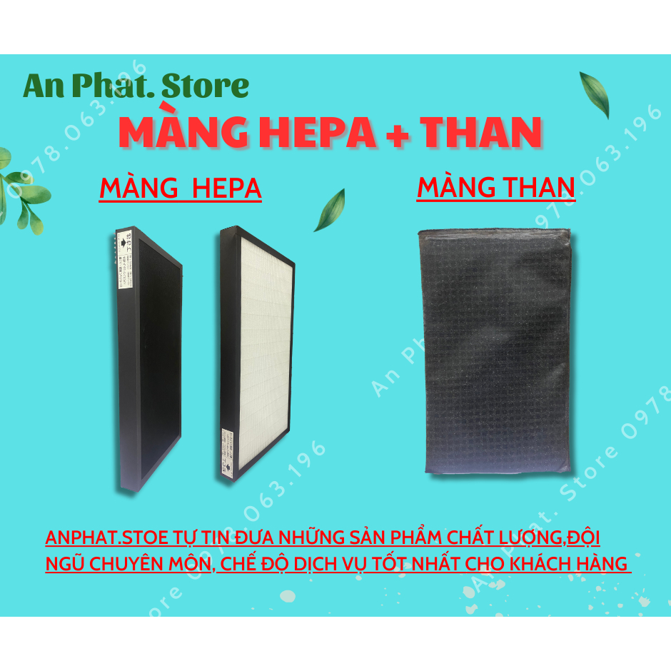 Màng lọc Panasonic: F-PXF35 / F-PXG35/ F-PXM35A / F-VXF35 / F-VXG35 / F-VXH35 / F-PXL45,...Màng lọc Hepa panasonic