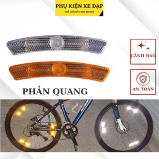Phản quang cảnh báo gắn nan hoa xe đạp 1đôi pq03