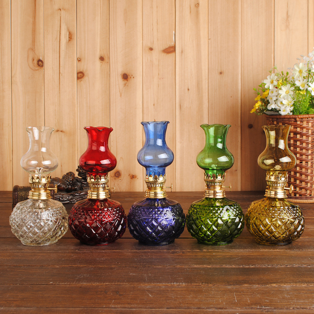 Đèn dầu thủy tinh để ban thờ