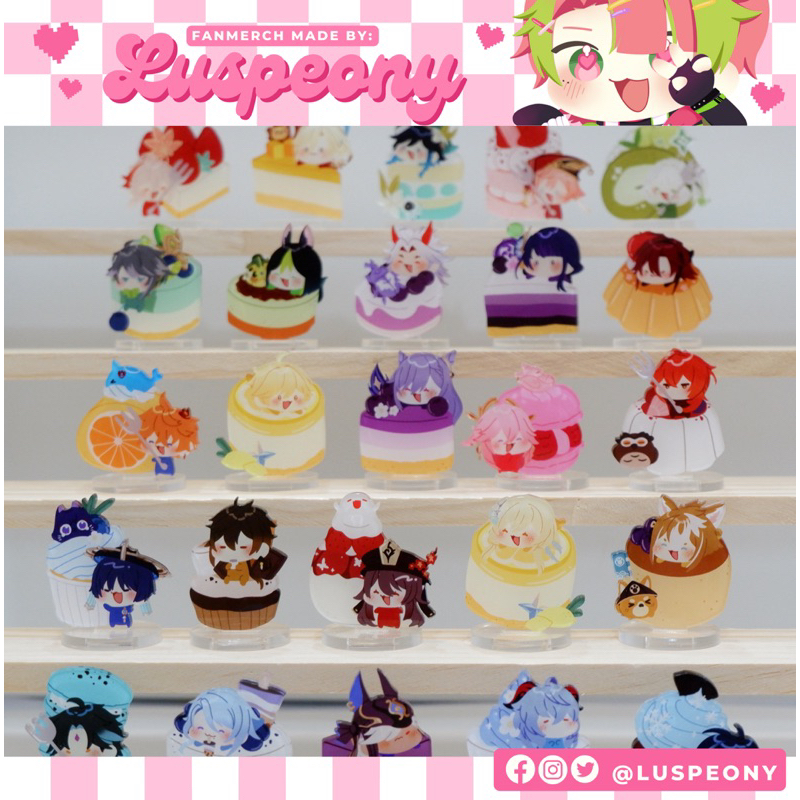 Standee/ Mô hình mica 4cm Genshin Impact series “SWEETOOTH”