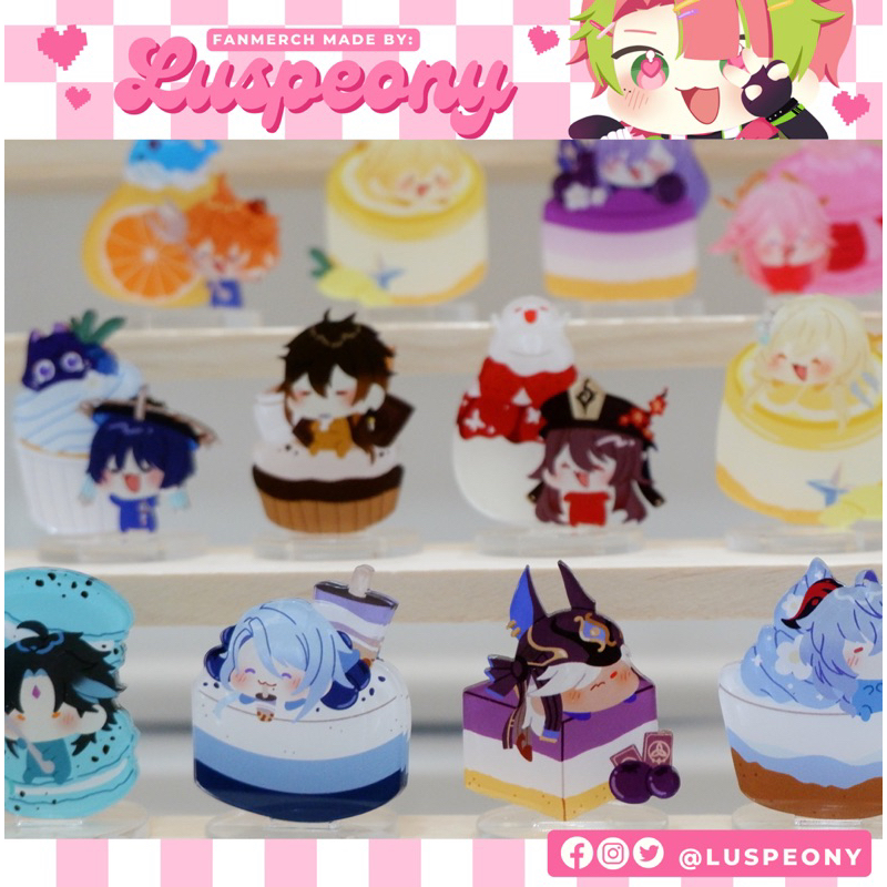 Standee/ Mô hình mica 4cm Genshin Impact series “SWEETOOTH”