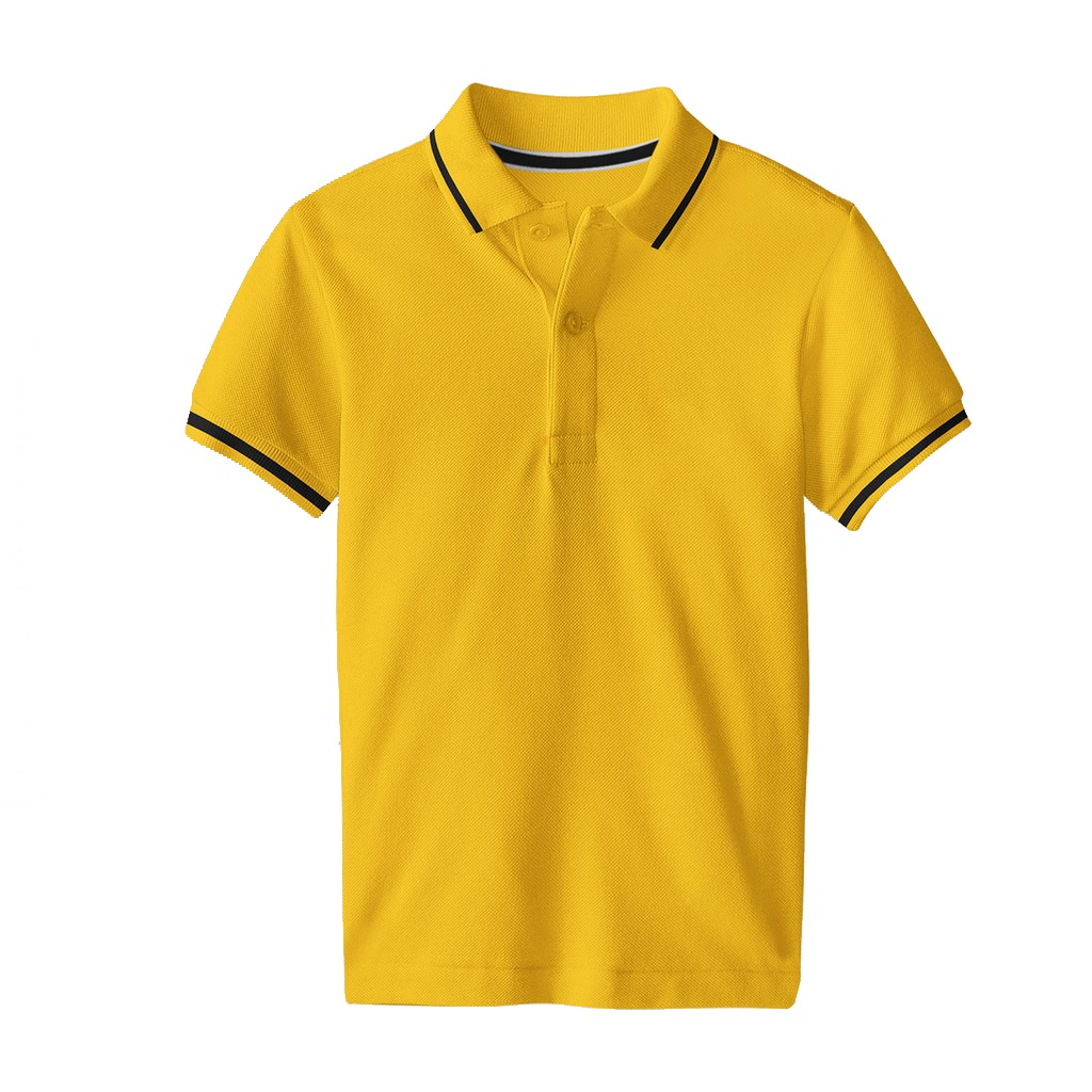 Áo thun Polo Nam viền tay basic cộc tay vải cá sấu cotton phong cách