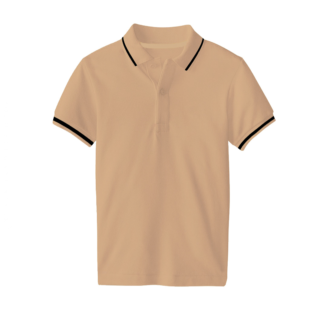 Áo thun Polo Nam viền tay basic cộc tay vải cá sấu cotton phong cách