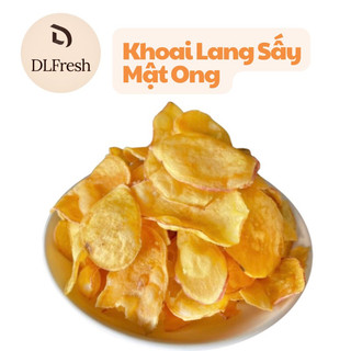 Khoai sấy mật ong DLFresh khoai lang sấy giòn tẩm mật ong 250g
