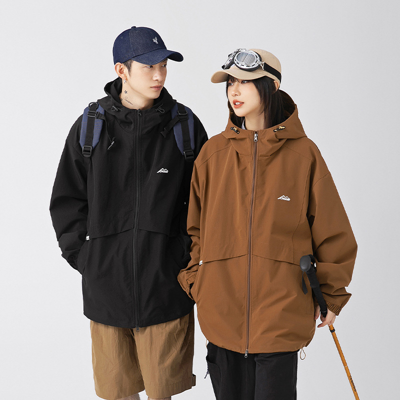 Áo khoác dù nam nữ 2 lớp chống gió, chống nước phong cách đường phố K3644 SPORT NEW